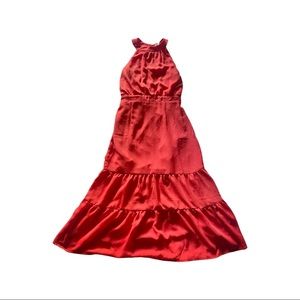 NWT Orange midi dress